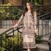GULNAR Digital Printed Premium Silk 2Pc Stitched Dress.